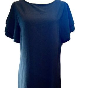 Black midi dress